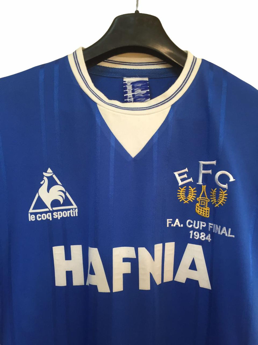 1984 Everton England Home FA Cup Le Coq L Proper Soccer