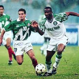 1995 Mexico Aba Sport Authentic Copa Rey Fahd Luis Garcia (L)