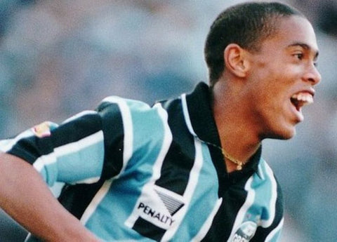 1999 Gremio Porto Alegre Authentic Authentic Penalty Triple Champion (L)