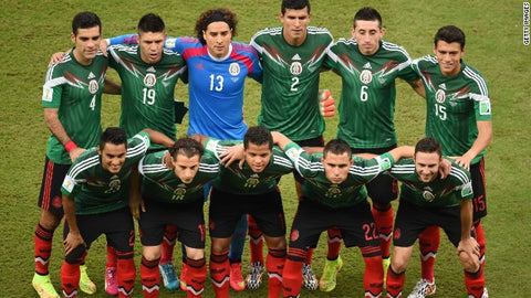2014 Mexico Match Detail Adizero World Cup Brasil Firmado Signed (M)