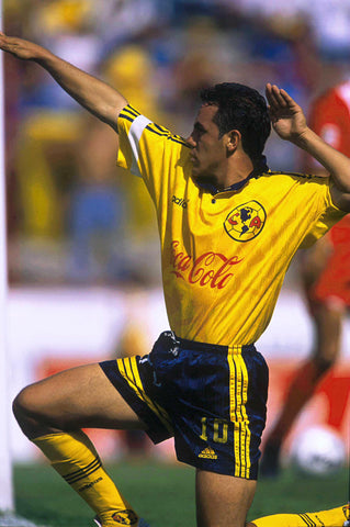 1999 Club Aguilas America Match Issue Cuauhtemoc Blanco (XL)