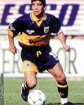 1996 Boca Juniors Nolan Authentic Diego Maradona (L)