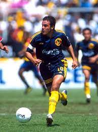 1998 Club Aguilas America Adidas Blue Ricardo Pelaez (L)