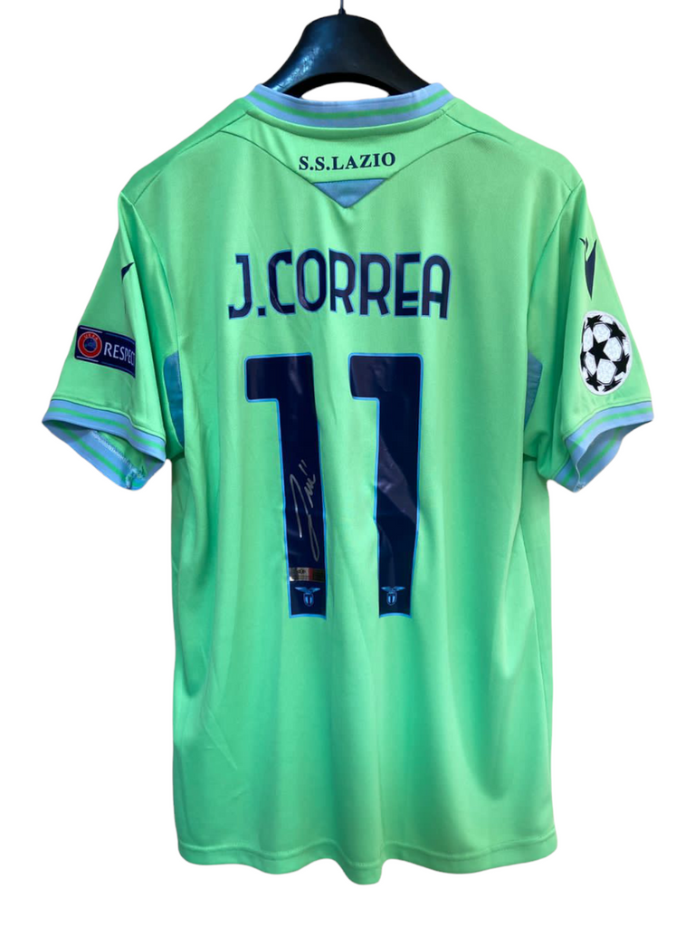 Maillot Correa Lazio Shirt Jersey Officiel Non Porté Non Émis Signé COA Maillot Correa Lazio Shirt Jersey Officiel Non Porté Non Émis Signé COA