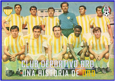 1970 Club Deportivo Oro de Guadalajara Retro Vintage Zarco (S)