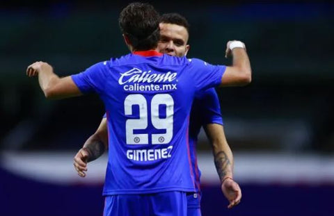 2021 Cruz Azul Mexico Match Worn Gimenez (L)
