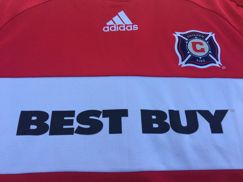 Charitybuzz: Chicago Fire Red Adidas Soccer Jersey Autographed by