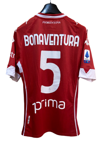 2020 Fiorentina Kappa Match Issue Red Italia Bonaventura (M)