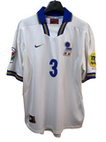 1997 Italia Paolo Maldini Nike White Authentic (L)