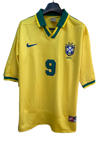 1998 Brazil Nike World Cup France Ronaldo Authentic (L)