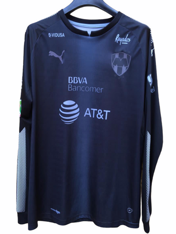 2018 Rayados Monterrey Match Issue Black Long Sleeve (M) (M)