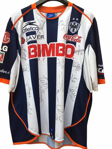 2004 Rayados Monterrey Match Issue Morales Firmado Signed (M)