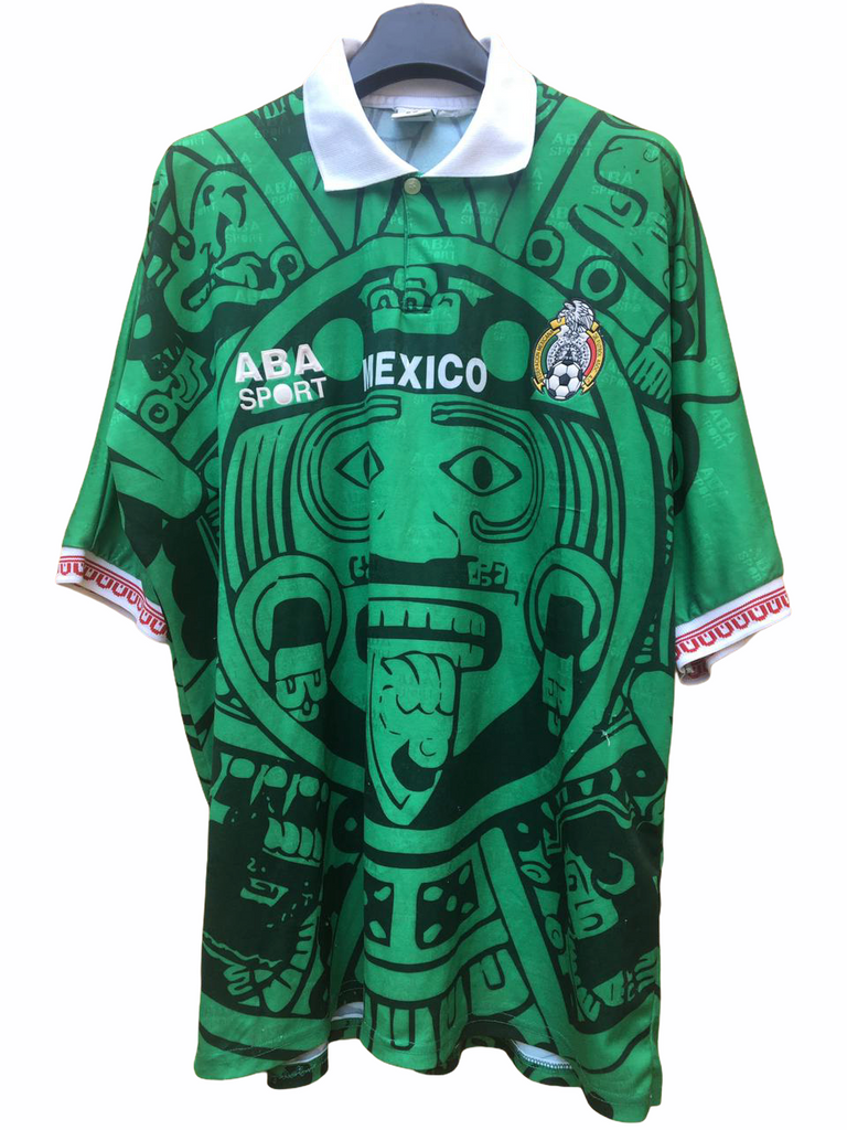 mexico authentic 1998 world cup soccer jersey