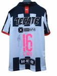 2019 Rayados Monterrey Pink Match Issue Firmado Signed Celso Ortiz (M)