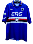 2003 Sampdoria Genoa Italy Match Issue Bazzani Oasics (XL)