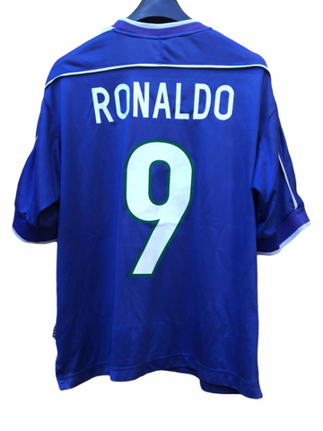 RONALDO 9 Brazil Shirt - XL - 1998/2000 - Nike World Cup 98 Home