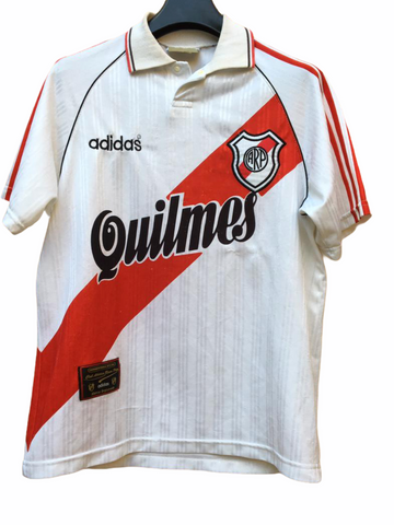 1996 River Plate Adidas Champion Libertadores Francescoli Crespo (M)