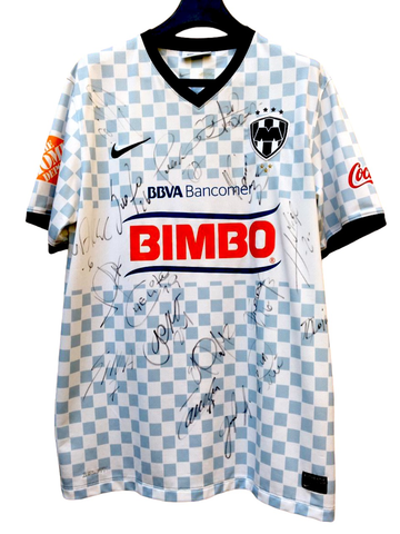 2013 Rayados Monterrey Magitel Firmado Signed  Plantel (L)