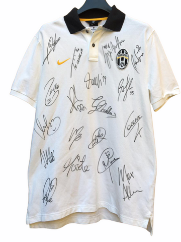 2013 Juventus Polo deTravel Nike Firmado Signed (L)
