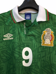 1993 Mexico Authentic  Hugo Sanchez Umbro (L)