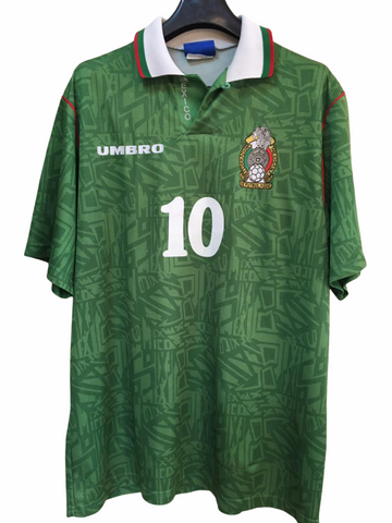 1994 Mexico World Cup USA Umbro Authentic  Luis Garcia (XL)