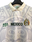 1997 Mexico Confia Aba Sport Calendario Azteca Away White Pelaez Match Issue (L)