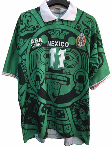 1997 Mexico Aba Sport Calendario Azteca Cuauhtemoc Blanco Authentic (L)