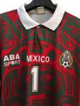 1997 Mexico Calendario Azteca Rojo Authentic Jorge Campos (XL)