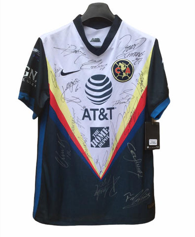 2020 Club Aguilas America White Away Signed Signed (L)