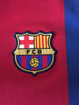 2006 Barcelona Home Messi Ronaldinho Authentic (L)