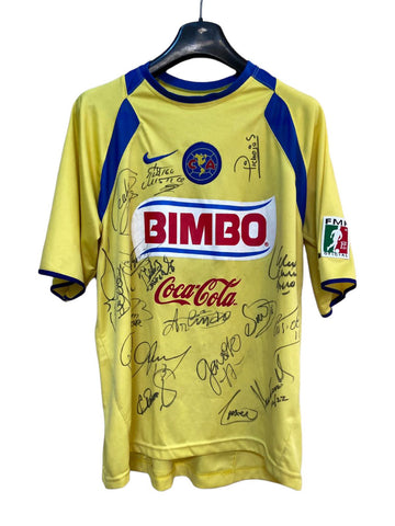 2006 CLUB AGUILAS AMERICA FIRMADO SIGNED PIOJO LOPEZ(XL)