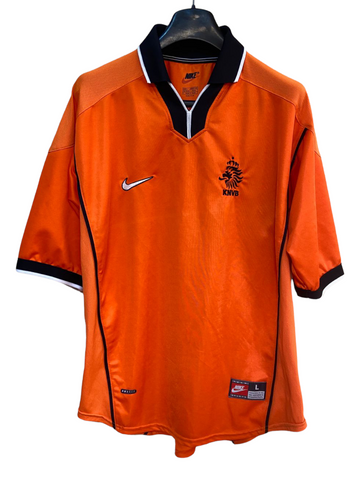 1998 Holanda Holland Nike Home Kluivert Bergkamp (L)