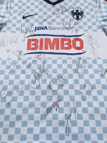 2013 Rayados Monterrey Magitel Firmado Signed  Plantel (L)