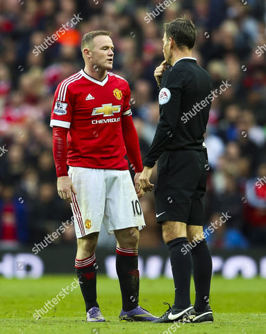 2015 Manchester United Adidas England Wayne Rooney  (M)