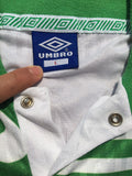 1993 Mexico Away Umbro White Green Plumas Verdes (L)