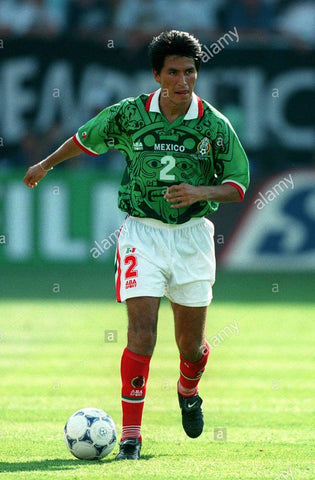 1998 Mexico Calendario Azteca Aba Sport Claudio Suarez Authentic (XL)