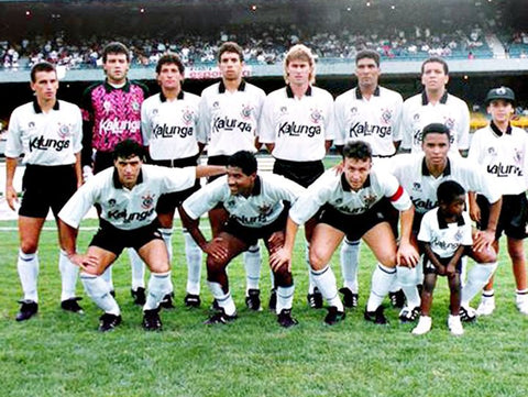 1992 Corinthians Sao Paulo Brazil Authentic Feint (L)