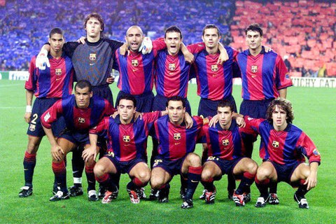 2000 Barcelona Nike Home Rivaldo Figo Authentic (NEW) (S)