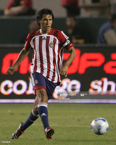 2006 Chivas Guadalajara USA Vinatge Claudio Suarez (L)