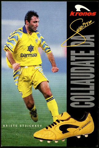 1995 AC Parma Italia Match Issue Stoichov (L)