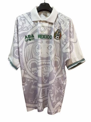 1997 Mexico Calendario Azteca Away Authentic Aba Sport Hernandez Blanco  (L)