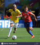 2016 Chile World Cup Brasil Eduardo Vargas Firmado Signed (M)