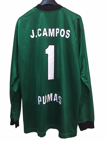 1998 Pumas UNAM Nike Portero GK Jorge Campos (L)