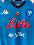 2020 Napoli Home Match Issue Lorenzo Insigne Firmado Signed (S)