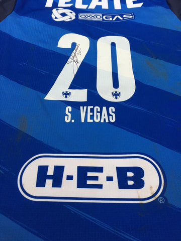 2020 Rayados Monterrey Match Worn Seba Vegas Firmado Signed (M)