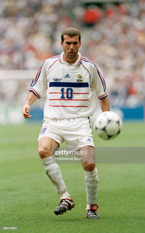 1998 Francia Adidas Authentic Zinedine Zidane (L)