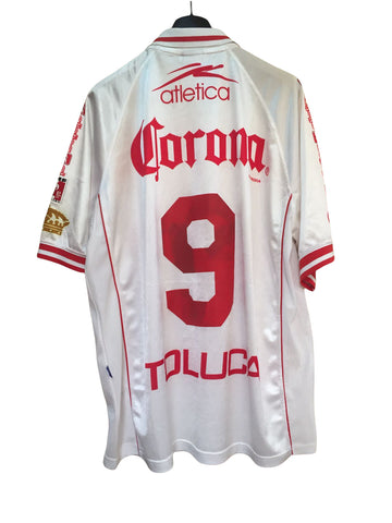2000 Diablos Toluca Away Match Issue Jose Saturnino Cardozo (L)
