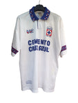 1995 Cruz Azul Away Authentic Blue Sport (L)