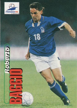 1996 Italia Euro Cup Home Nike Roberto Baggio Authentic (XL)