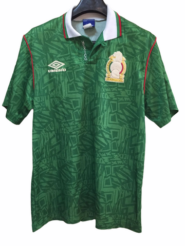 1993 Mexico Copa America Umbro Authentic Hugo Sanchez (M)